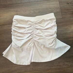 Gold Hinge Ruched Skirt